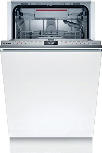Bosch Home & Kitchen Appliances Bosch Series 4 SPV4EMX21G Dishwasher with 10 place sttings, EfficientDry, TimeLight, Favourite Function, Wifi enabled via Home Connect app, Integrated, 45 cm wide