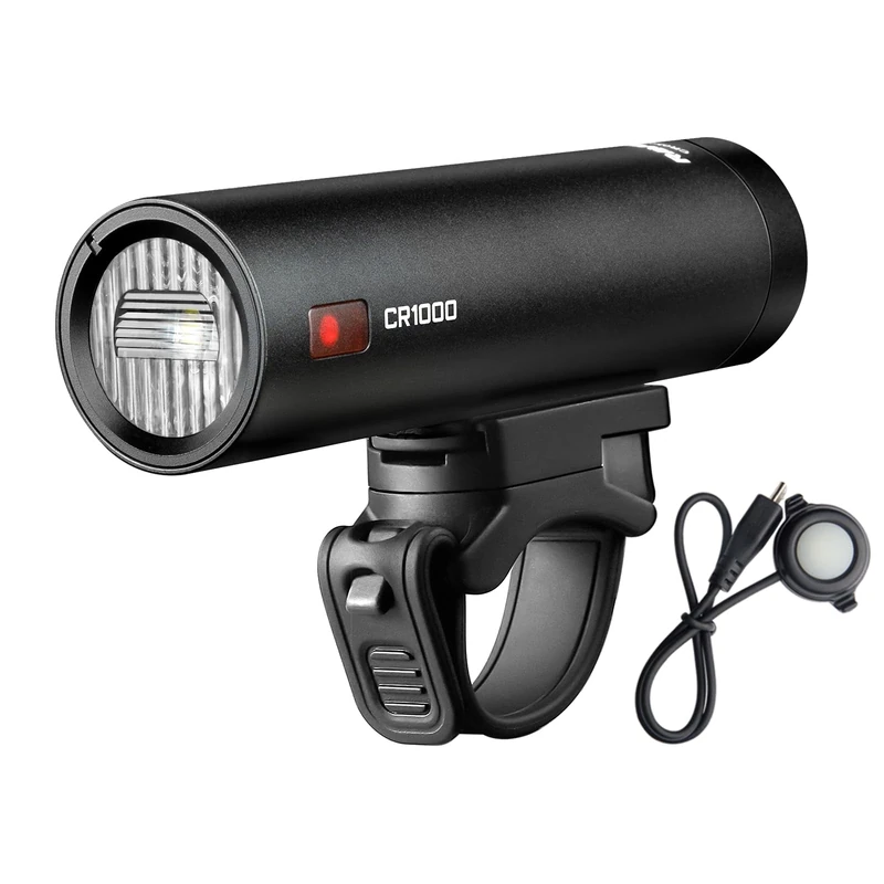 RAVEMEN Luce CR 1000 anteriore Nero - Image 1