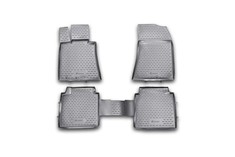 Element EXP.NLC.20.44.210h Rubber Floor Mats for Hyundai Equus 2010 – 4 Pieces, Black