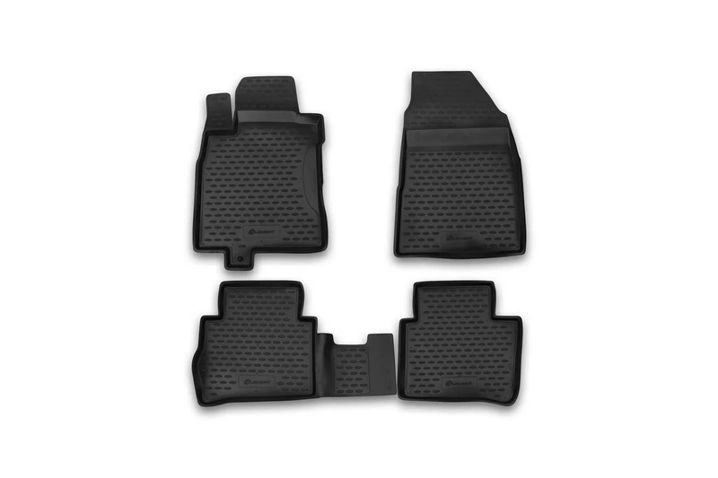 Element EXP.NLC.36.21.210 Rubber Floor Mats for Nissan Tiida 2004-2015 Set of 4 Black