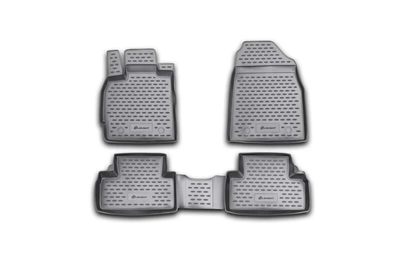 Element EXP.NLC.33.18.210k Rubber Floor Mats for Mazda CX-7 2009 – Set of 4, Black