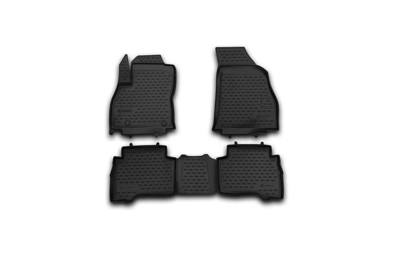 Element EXP.NLC.38.21.210kh Rubber Floor Mats for Peugeot Bipper 2007 – Set of 4, Black