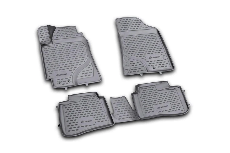 Element EXP.NLC.3D.25.26.210 3D Rubber Floor Mats for Kia Cerato 2009-2013 Set of 4 Black