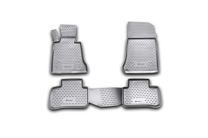 Element EXP.NLC.34.22.210k Rubber Floor Mats for Mercedes Benz GLK Class X204 2008-2015 4-Piece Set Black