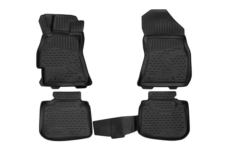 Element EXP.ELEMENT3D01890210 3D Rubber Floor Mats for Subaru Outback 2015-2019 Estate USA 4-Piece Black