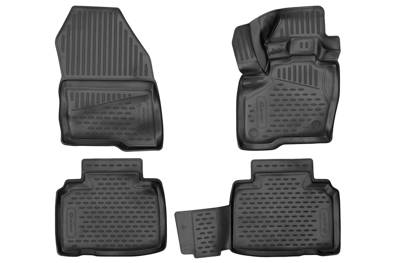 Element EXP.ELEMENT3D01269210k 3D Rubber Floor Mats for Ford Edge 2015-USA Set of 4 Black