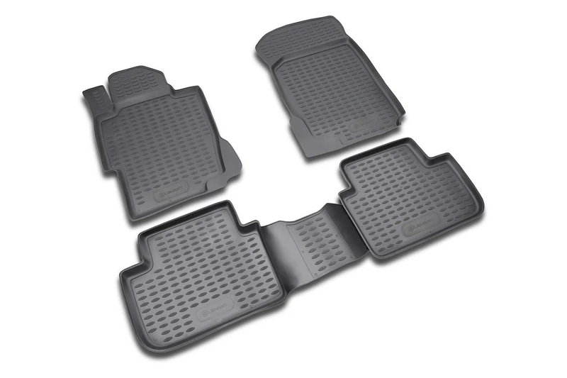 Element EXP.NLC.18.02.210k Rubber Floor Mats Honda Accord 06/2008-2012 4-Piece Set Black