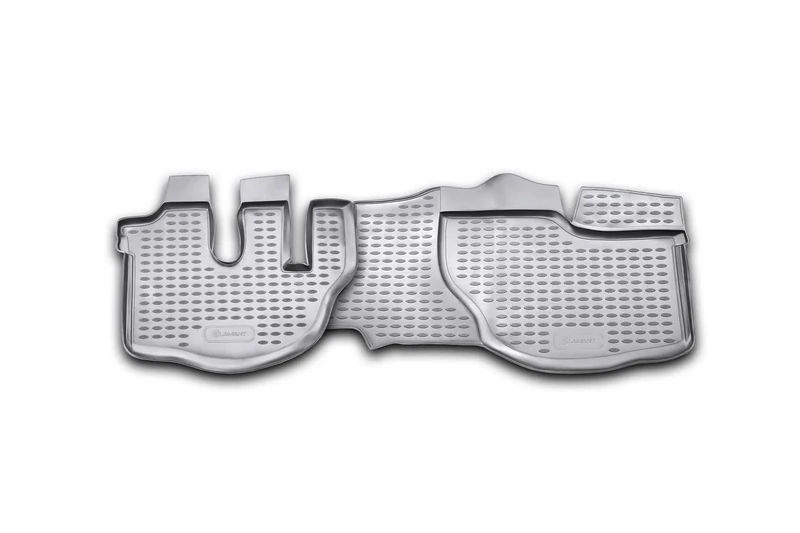 Element EXP.NLC.21.01.210 Rubber Floor Mats for Isuzu NQR 71 2005 2-Piece Set Black