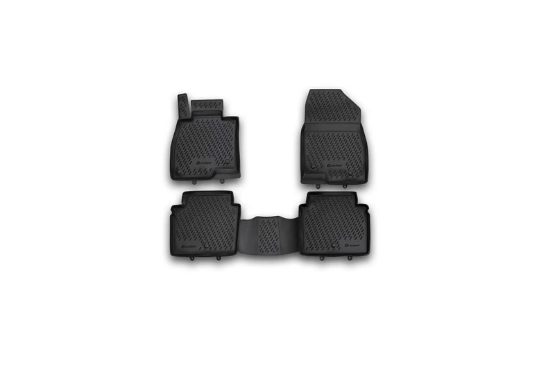 Element EXP.CARMZD00025h Rubber Mats Floor Mats Mazda 6 2012-2015 2015 Saloon 4-Piece Black