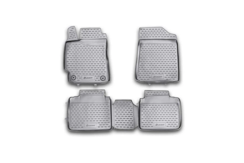 Element EXP.NLC.48.51.210kh Rubber Floor Mats for Toyota Camry 2011-2014 2014-2.5 L / 3.5 L 4-Piece Black