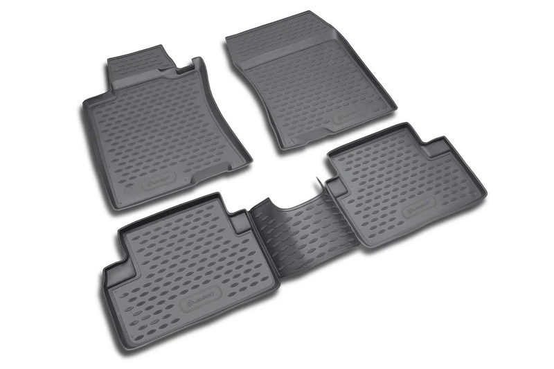 Element EXP.NLC.18.01.210 Rubber Floor Mats for Honda Accord 2003-2008 Set of 4 Black