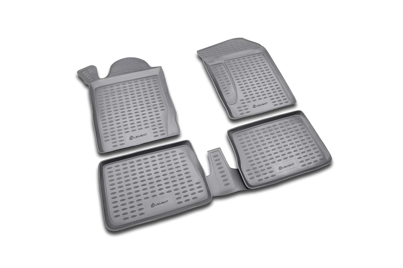 Element EXP.NLC.41.10.210 Rubber Floor Mats for Renault Symbol 2002 – Set of 4, Black