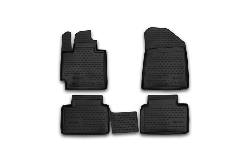 Element EXP.CARKIA00007 Rubber Floor Mats for Kia Soul 2014 – Set of 4, Black
