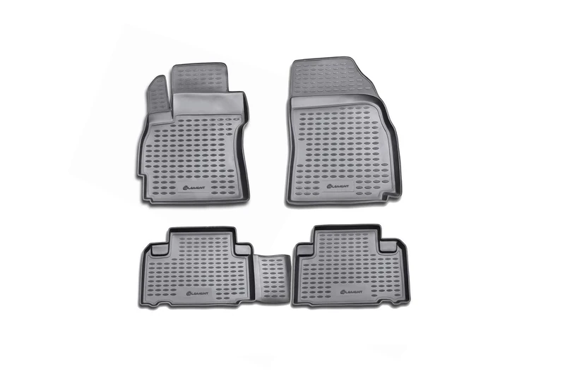 Element EXP.NLC.33.10.210 Rubber Floor Mats for Mazda 5 2004 4 Pieces Black