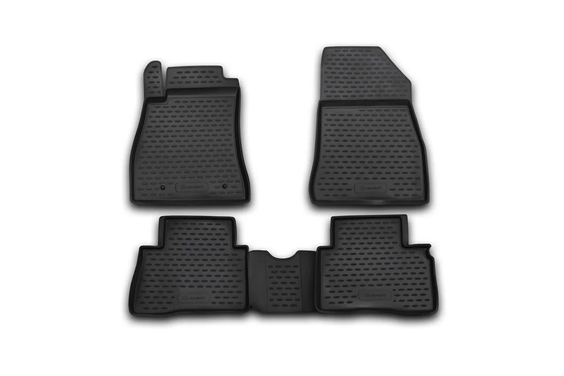 Element EXP.CARNIS10045 Rubber Mats Floor Mats for Nissan Juke 2010-09/2019 Hook T/L 4 Pieces, Black