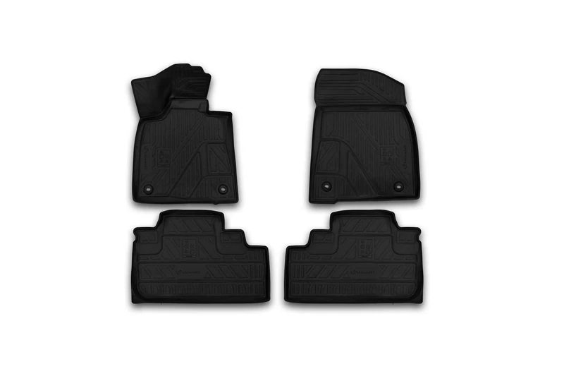 Element EXP.CARLEX00001k 3D Rubber Floor Mats for Lexus RX 2015 – Set of 4, Black