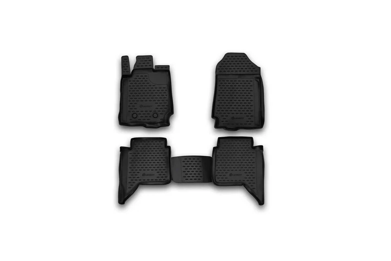 Element EXP.NLC.16.34.210k Rubber Car Mats for Ford Ranger 4 Door 2011 – 4 Pieces, Black