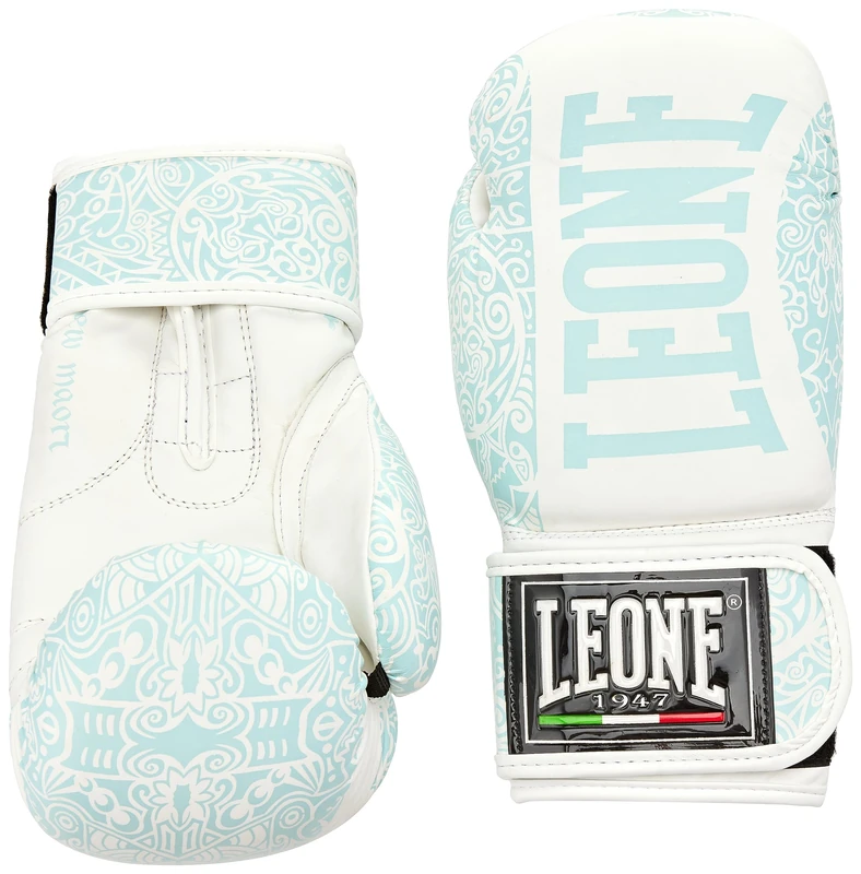 LEONE 1947 Maori Boxing Gloves white/12OZ - GN070