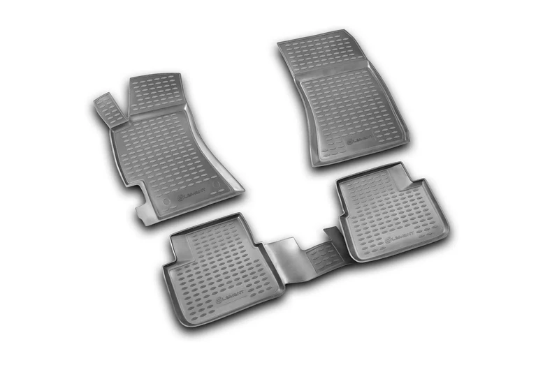Element EXP.NLC.46.07.210k Rubber Floor Mats for Subaru Impreza 2007 – 4 Pieces, Black
