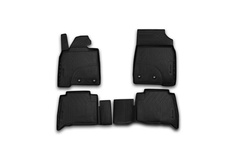 Element EXP.CARTYT00011 Rubber Car Mats for Toyota LC200 2015 – 4 Pieces, Black