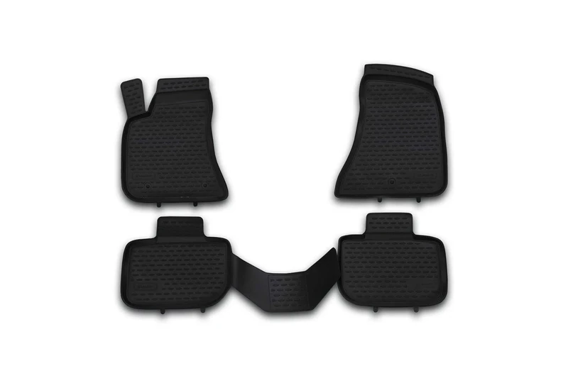 Element EXP.NLC.09.06.210 Rubber Car Mats for Chrysler 300C 2012 – 4 Pieces, Black, Fit