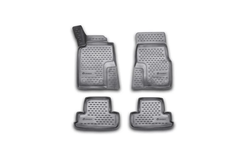 Element EXP.NLC.3D.16.54.210k 3D Rubber Floor Mats for Ford Mustang 2010-2013 Set of 4 Black