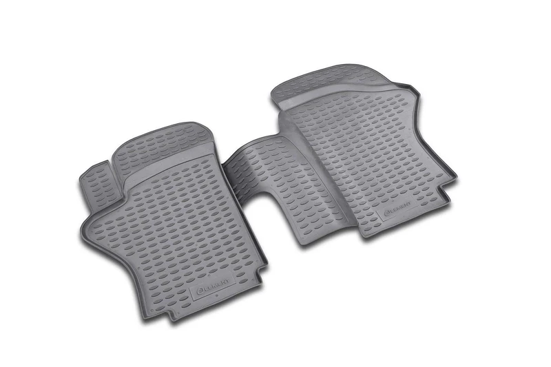 Element EXP.NLC.20.23.210 Rubber Floor Mats for Hyundai H1 Long 1997-2007 2-Piece Set Black