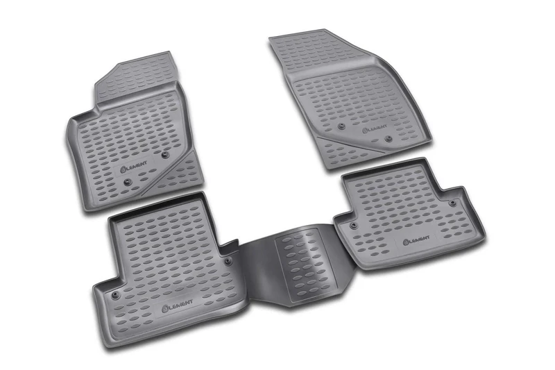 Element EXP.NLC.50.03.210 Rubber Floor Mats for Volvo S60 2001-03/2009 4-Piece Set Black