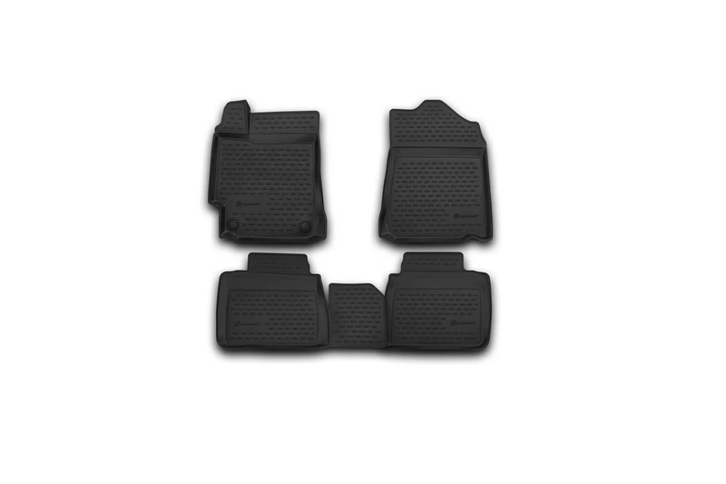 Element EXP.NLC.3D.48.63.210k 3D Rubber Floor Mats for Toyota Camry Wide Body (XV50) 2012-4 Pieces, Black
