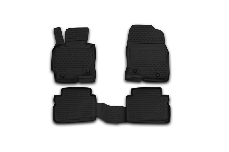 Element EXP.NLC.33.20.210k Rubber Floor Mats for Mazda CX5 2011-2016 4-Piece Set Black