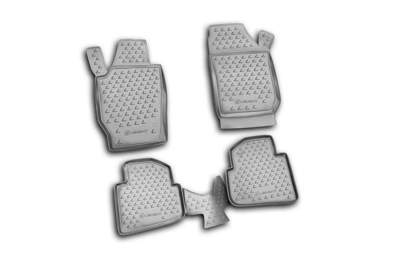 Element EXP.NLC.45.07.210k Rubber Car Mats for Skoda Roomster 06/2006 – 4 Pieces, Black