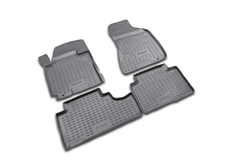 Element EXP.NLC.25.04.210 Rubber Floor Mats for Kia Sportage 2004-2010 Set of 4 Black