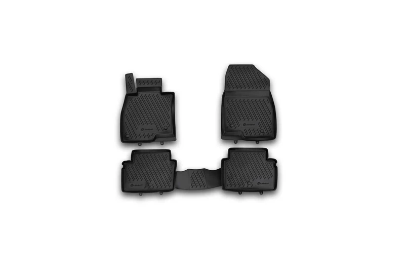 Element EXP.CARMZD00027h Rubber Floor Mats for Mazda 6 2013 – 4-Piece Estate, Black
