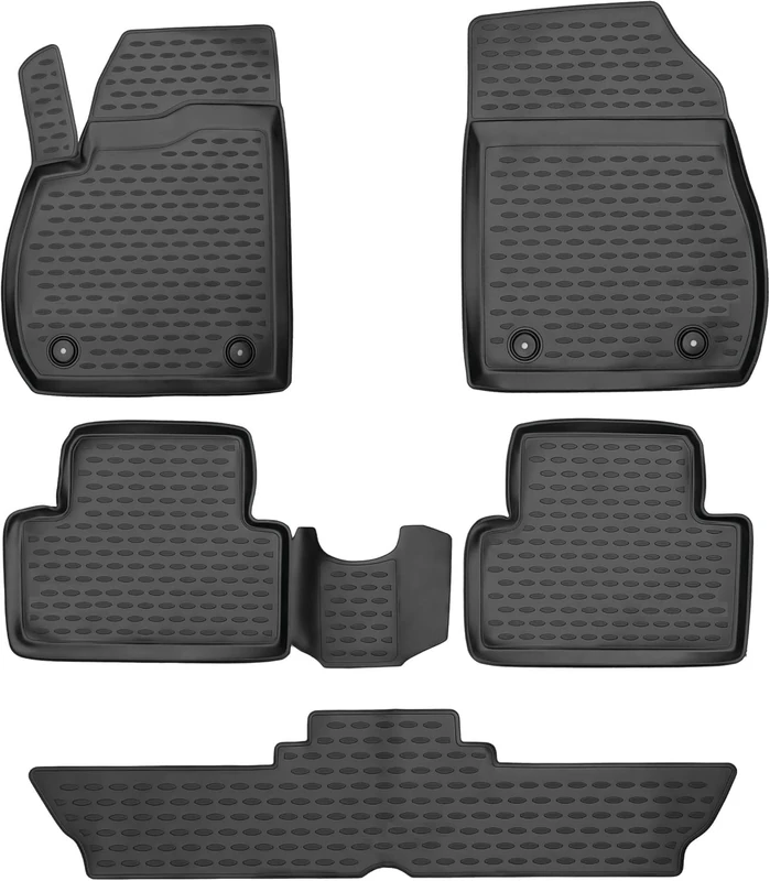 Element car mats for Opel Zafira Tourer C 2011-2019, 7 seats, 5 pieces