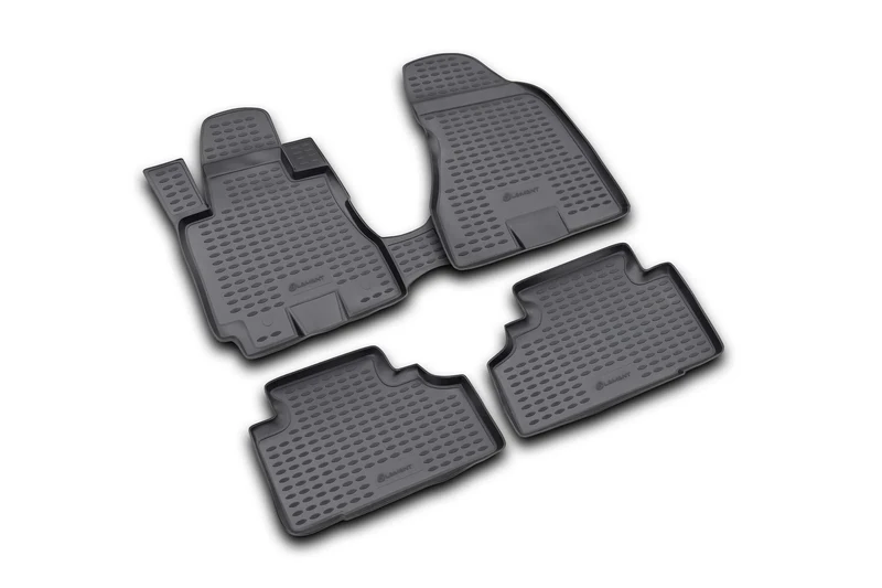 Element EXP.NLC.20.14.210k Rubber Floor Mats for Hyundai Tucson 2004-2010 4-Piece Set Black