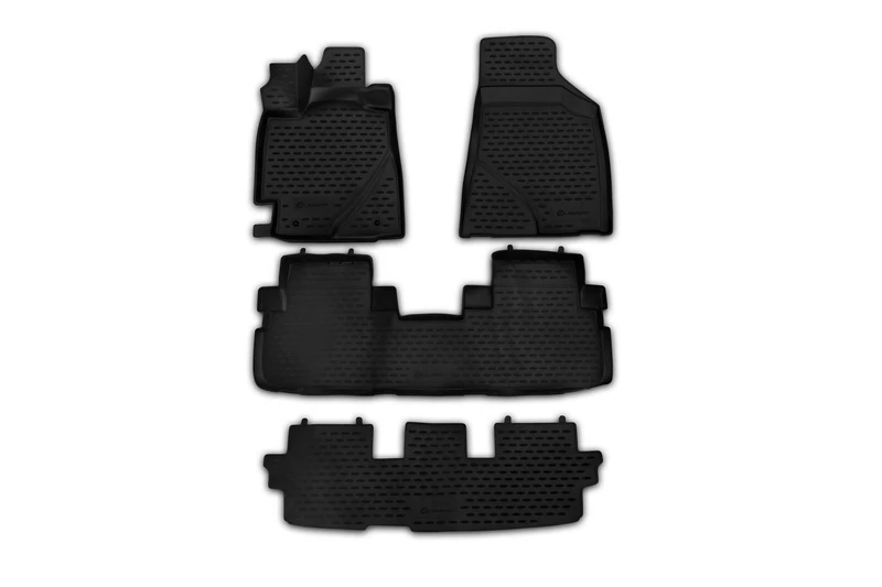 Element EXP.NLC.3D.48.50.210kh 3D Rubber Floor Mats for Toyota Highlander 2010-2014 4-Piece Set Black