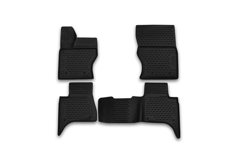 Element EXP.CARLDR0003 3D Rubber Floor Mats for Land Range Rover Sport 2013-4 Pieces, Black