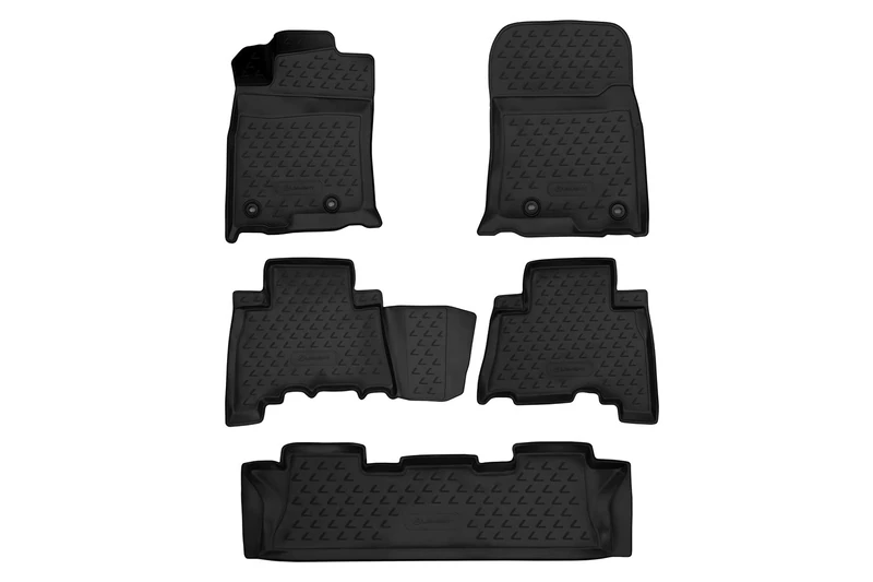 Element EXP.NLC.3D.29.12.210k 3D Rubber Floor Mats Lexus GX460 02/2010-5 Pieces, Black