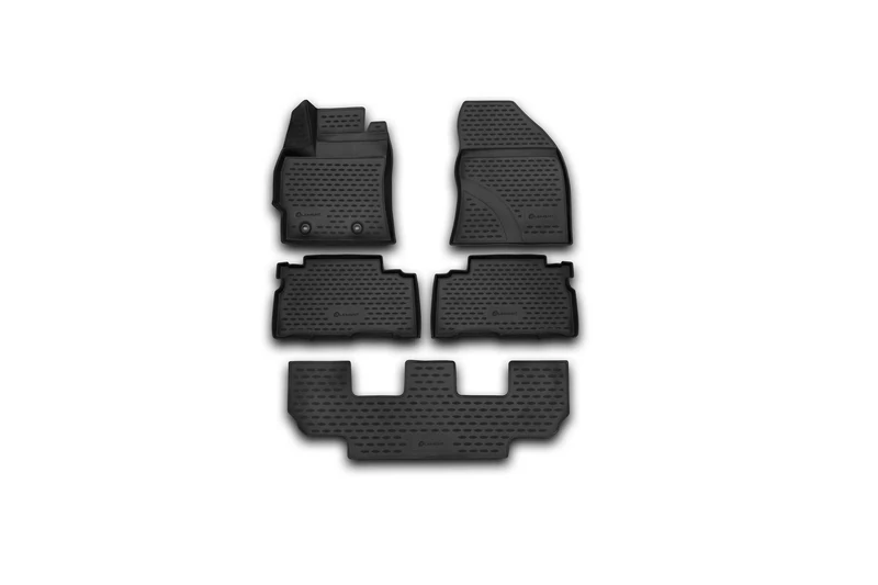 Element EXP.NLC.3D.48.61.210k 3D Rubber Floor Mats for Toyota Verso 2013-5 Pieces, Black