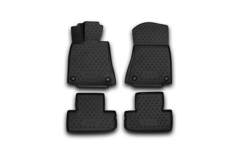 Element EXP.NLC.3D.29.38.210k 3D Rubber Floor Mats Lexus RC 350 04/2015 – Set of 4, Black