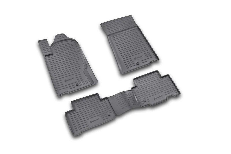 Element EXP.NLC.61.08.210 Rubber Floor Mats SSANG YONG Rexton 2006-2012 4-Piece Set Black