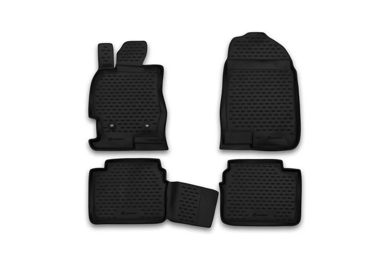 Element EXP.NLC.33.13.210k Rubber Floor Mats for Mazda 6 2007-12/2012 4-Piece Set Black