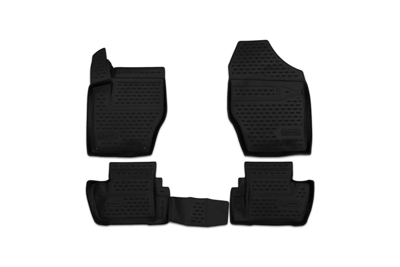 Element EXP.CARPGT10031k 3D Rubber Car Mats for Peugeot 408 2012 – 4 Pieces, Black