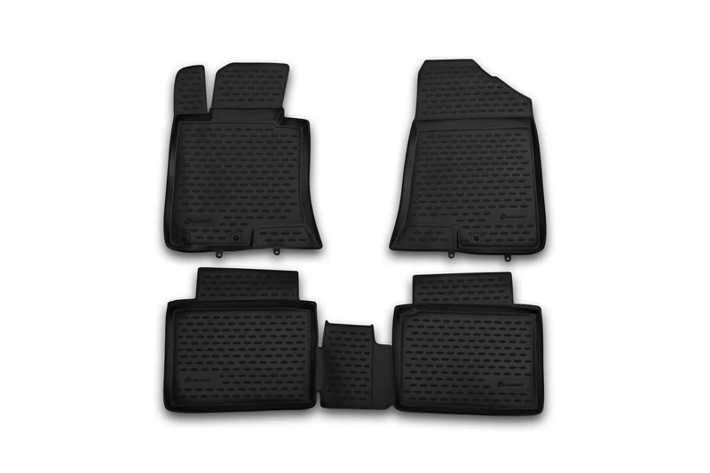 Element EXP.NLC.25.41.210 Rubber Car Mats for Kia Optima 2010-2015 4-Piece Set Black