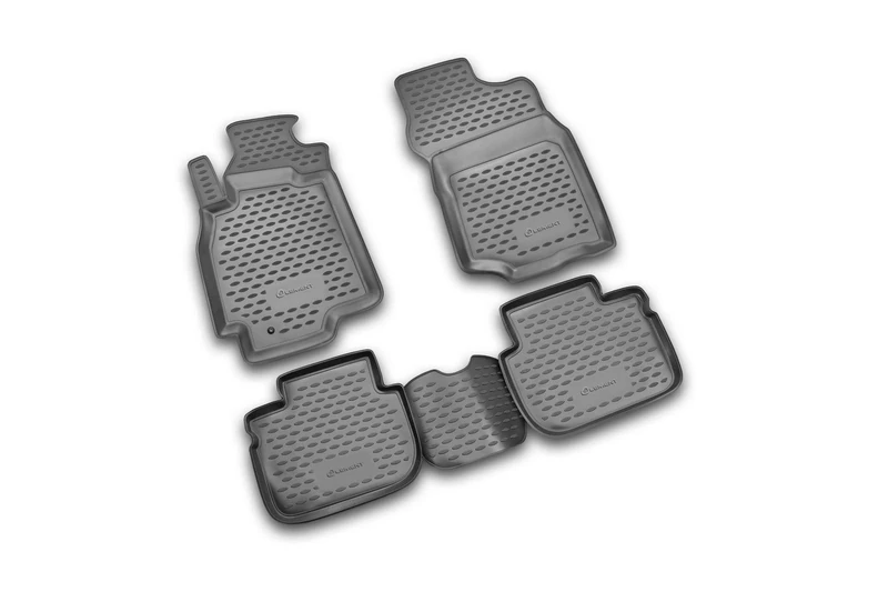 Element EXP.NLC.35.03.210 Rubber Floor Mats for Mitsubishi Lancer Classic 2003 – 4 Pieces, Black