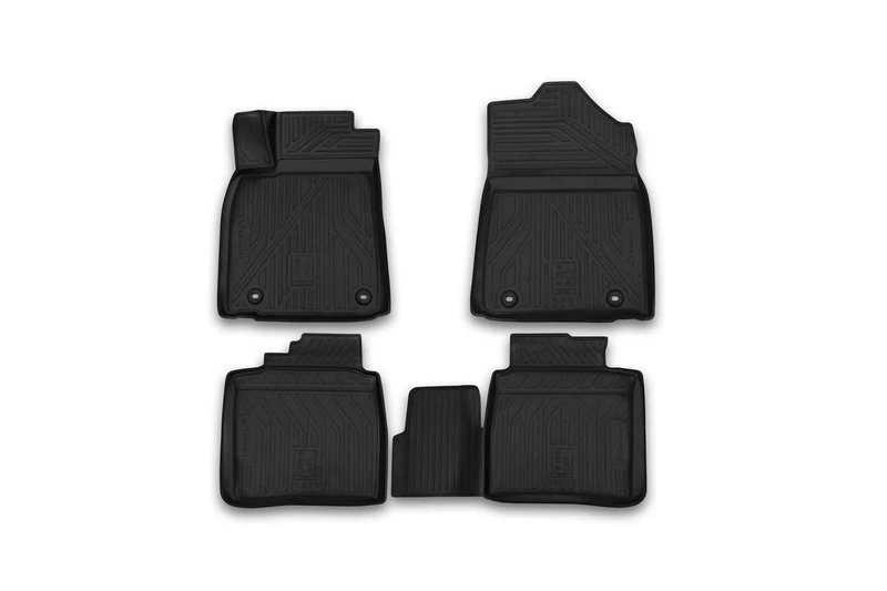 Element EXP.CARLEX00003k 3D Rubber Floor Mats Lexus ES-2015-4 Pieces, Black