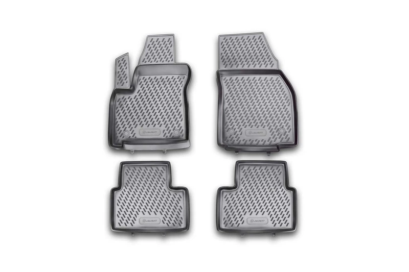 Element EXP.CAROPL00025h Rubber Floor Mats for Opel Meriva 03/2010 – Set of 4, Black
