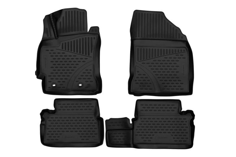 Element EXP.ELEMENT3D01871210k 3D Rubber Floor Mats for Toyota Auris II (E180) 2012-2018 4-Piece Estate Black