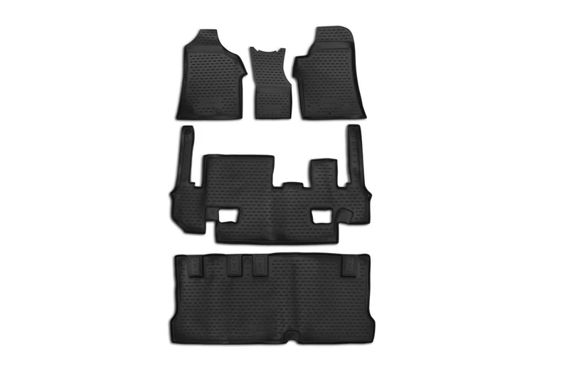 Element EXP.NLC.20.42.210k Rubber Car Mats for Hyundai H-1 2007 – 5 Pieces, Black