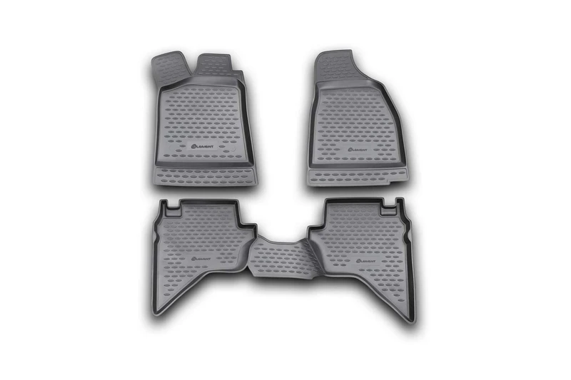 Element EXP.NLC.33.14.210k Rubber Floor Mats for Mazda BT-50 2006 – Set of 4, Black